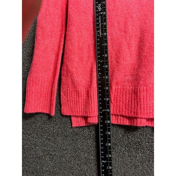 GAP Wool Blend Knit Tunic Sweater Womens Size S Primrose Pink Crew Neck - Picture 7 of 8